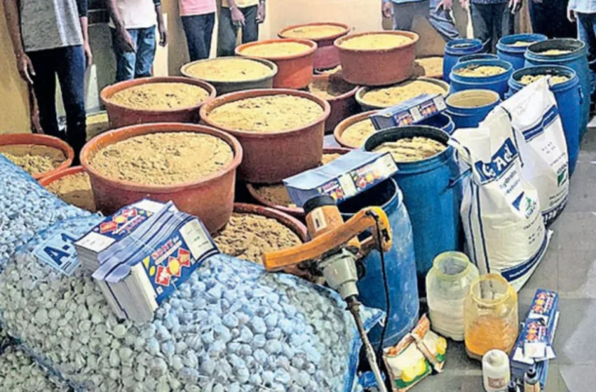  Hyderabad: యాసిడ్‌తో అల్లం పేస్ట్‌…ప్రముఖ హోటళ్లకు ఇదే సరఫరా