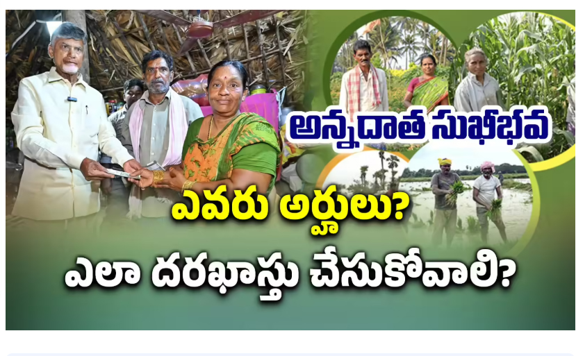  అన్నదాత సుఖీభవ పథకం.. ఎవరు అర్హులు? ఎలా దరఖాస్తు చేసుకోవాలి?