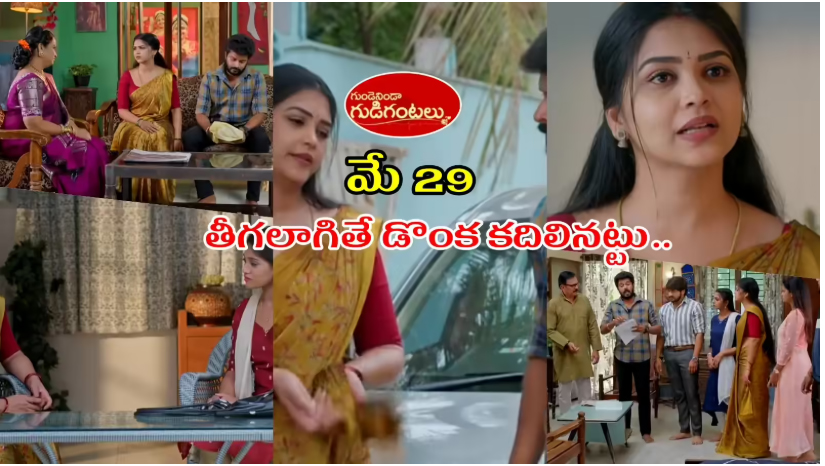  Gundeninda Gudigantalu Today మే 29 ఎపిసోడ్: కామాక్షి, విద్య నుంచి కూపీ లాగిన మీనా.. రోహిణి ఉక్కిరి బిక్కిరి.. చావు దెబ్బ కొట్టిన బాలు